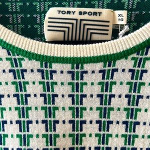 Brand new with tags logo Tory Burch Tory Sport sweater XL